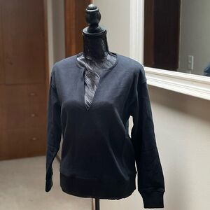 Thakoon Blue/Black V-neck Sweatshirt size Small